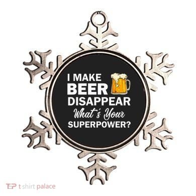 I Make Beer Disappear What's Your Superpower? Drinking Ornament