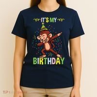 Its My Birthday Monkey T-Shirt thumb 4