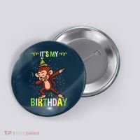 Its My Birthday Monkey Button thumb 0
