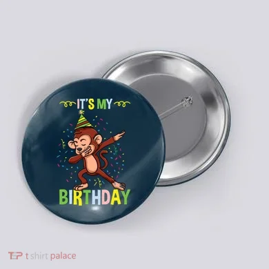 Its My Birthday Monkey Button