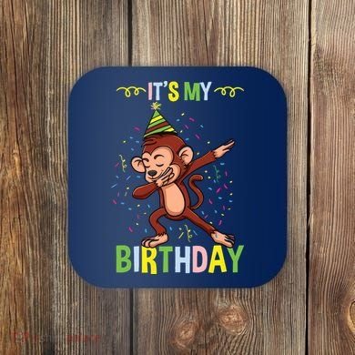 Its My Birthday Monkey Coaster
