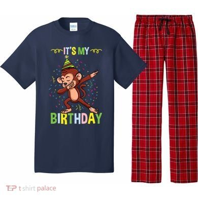 Its My Birthday Monkey Pajama Set