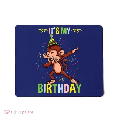 Its My Birthday Monkey Mousepad