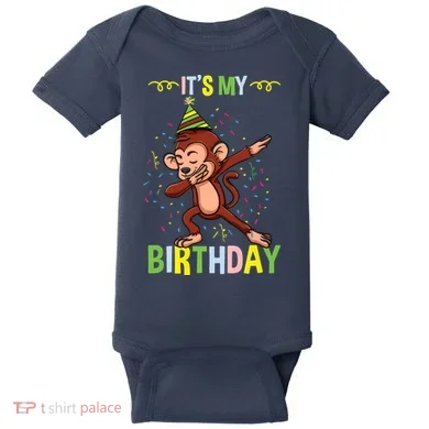 Its My Birthday Monkey Baby Bodysuit