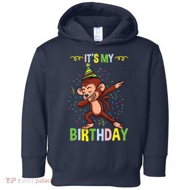 Its My Birthday Monkey Toddler Hoodie