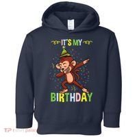 Its My Birthday Monkey Toddler Hoodie thumb 0