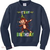 Its My Birthday Monkey Kids Sweatshirt thumb 0