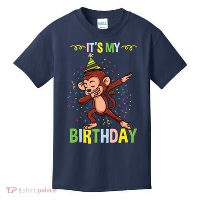 Its My Birthday Monkey Kids T-Shirt