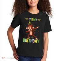 Its My Birthday Monkey Kids T-Shirt thumb 2