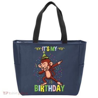 Its My Birthday Monkey Tote Bag