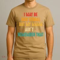 I May Be Non Verbal Nonverbal Autism Awareness T-Shirt thumb 3