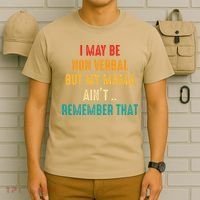 I May Be Non Verbal Nonverbal Autism Awareness T-Shirt thumb 6