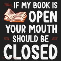 If My Book Is Open Your Mouth Should Be Closed Women's Sweatshirt thumb 2