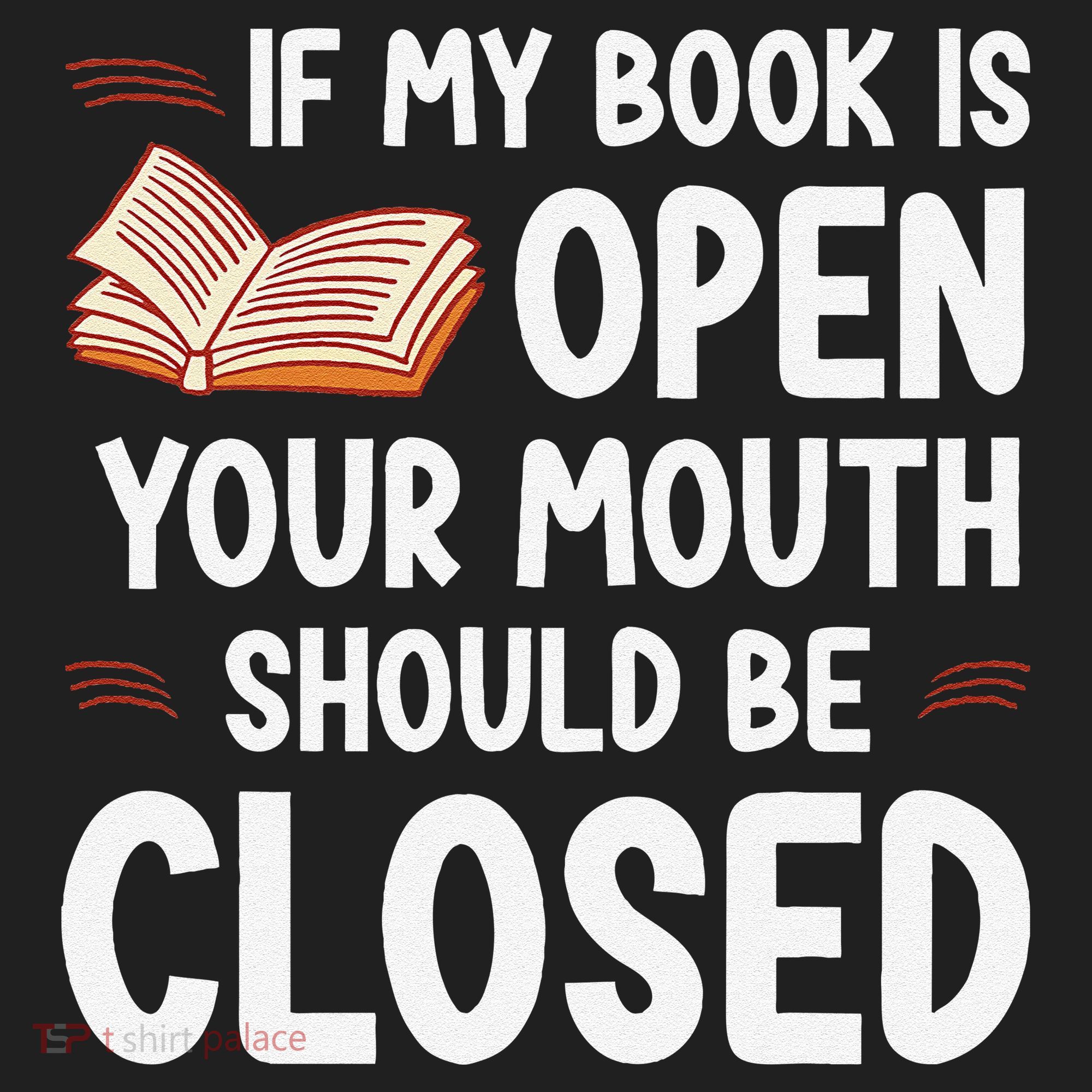 If My Book Is Open Your Mouth Should Be Closed Beanie