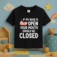If My Book Is Open Your Mouth Should Be Closed Toddler T-Shirt thumb 3