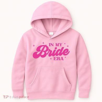 In My Bride Era Wedding Funny Kids Hoodie