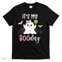 Its My Boo Day Cute Halloween Birthday Ghost Pink Bow Girls T-Shirt thumb 0