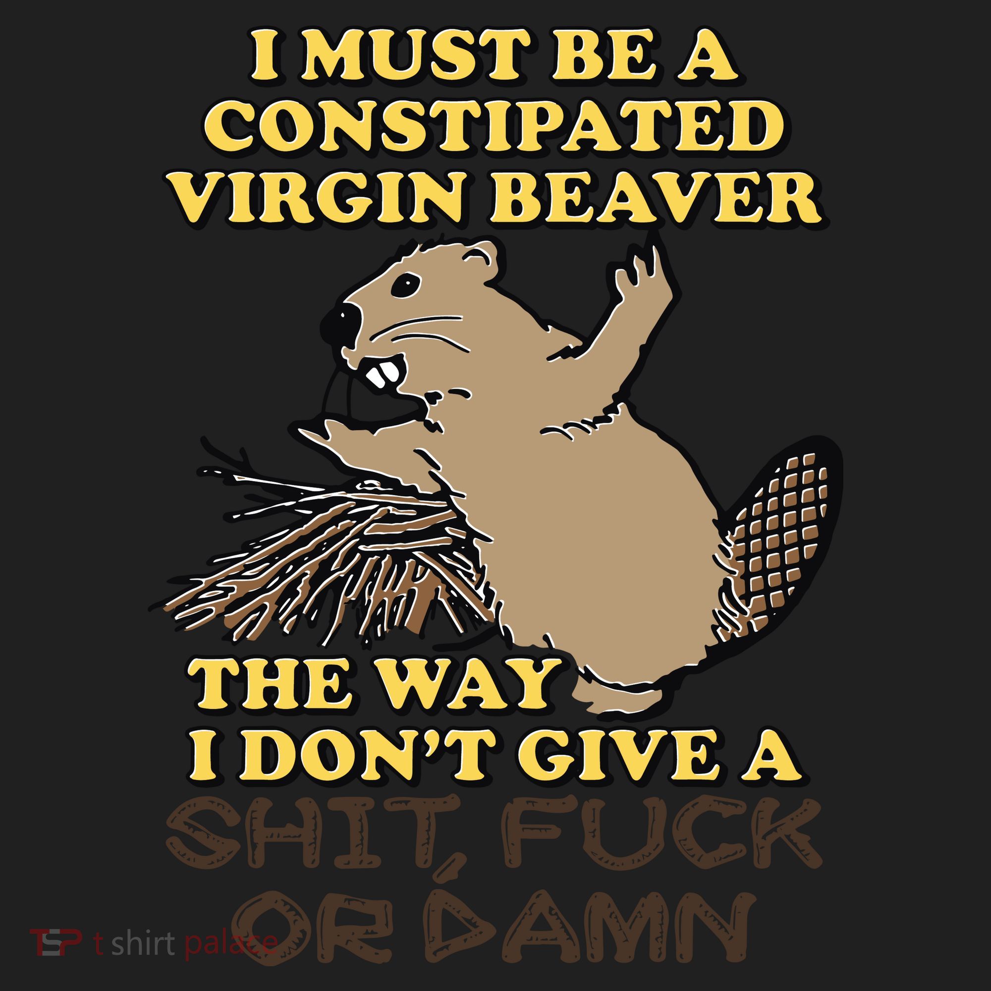 I Must Be Constipated Virgin Beaver The Way I Dont Give A Shit Fuck Or Damn Women's Sweatshirt