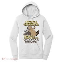 I Must Be Constipated Virgin Beaver The Way I Dont Give A Shit Fuck Or Damn Women's Hoodie thumb 0