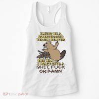 I Must Be Constipated Virgin Beaver The Way I Dont Give A Shit Fuck Or Damn Women's Tank Top thumb 0