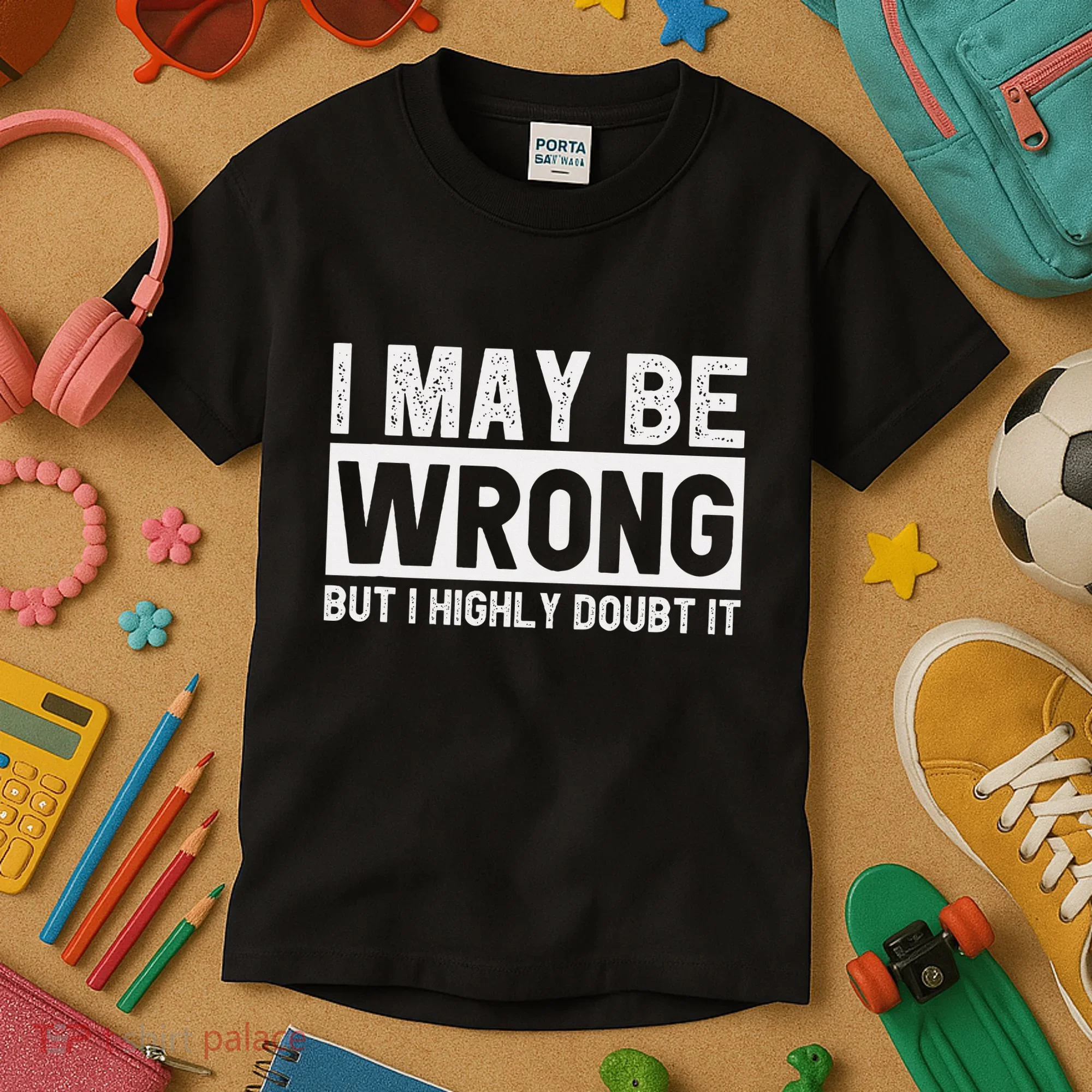 I May Be Wrong But I Highly Doubt It Kids T-Shirt