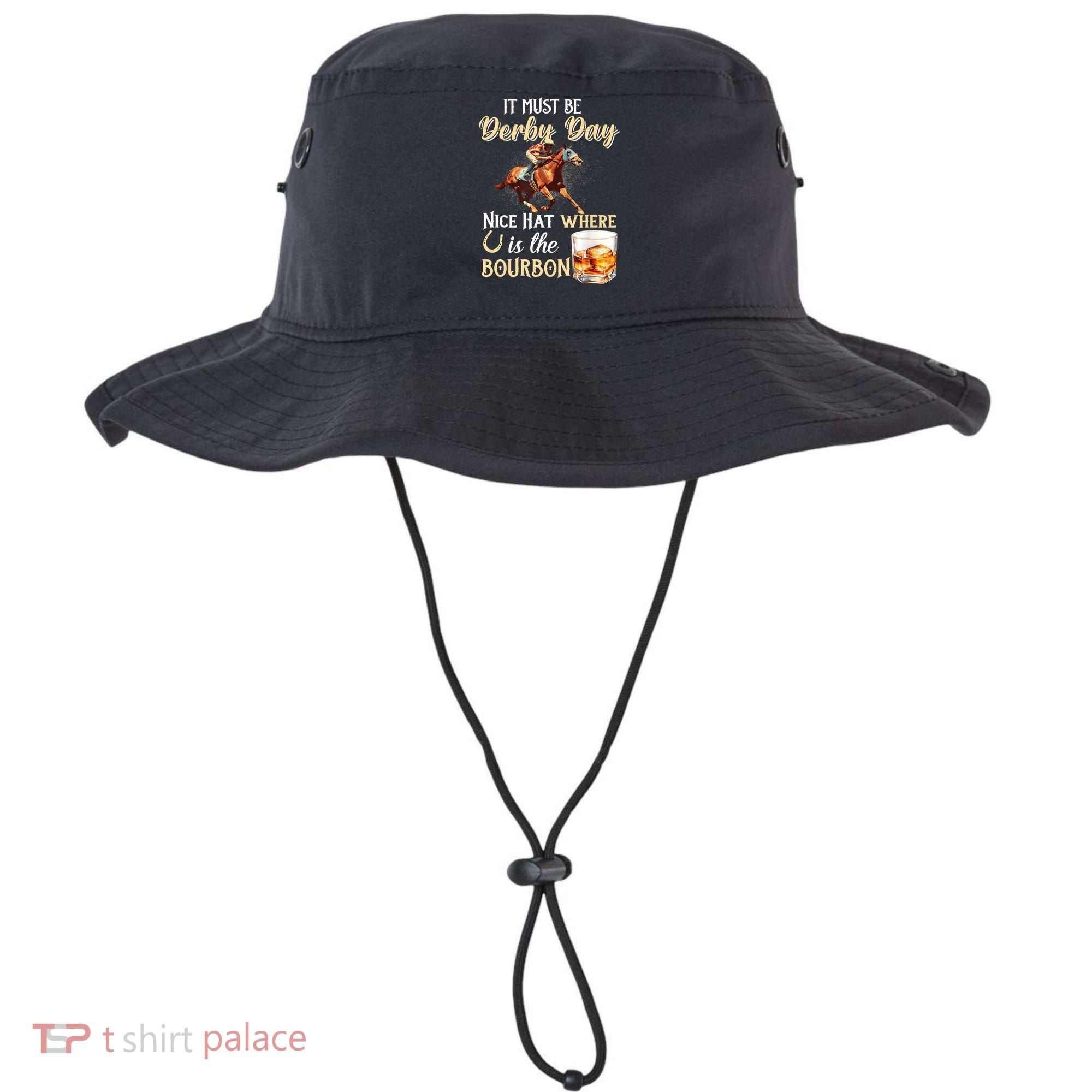 ItS Must Be Derby Day Bourbon Horse Racing Bucket Hat