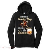 ItS Must Be Derby Day Bourbon Horse Racing Women's Hoodie thumb 0