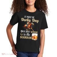 ItS Must Be Derby Day Bourbon Horse Racing Kids T-Shirt thumb 2