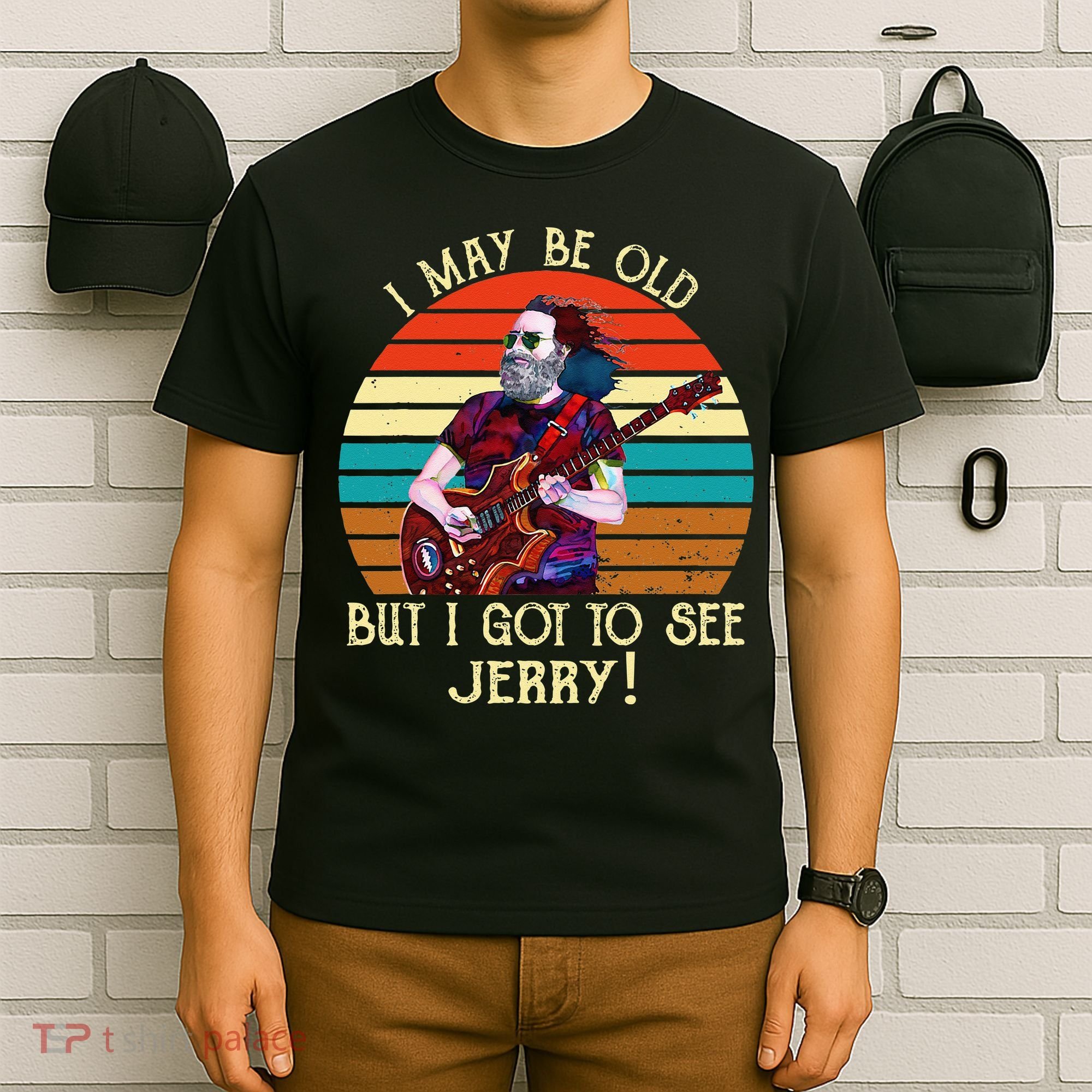 I May Be Old But I Got To See Jerry Vintage T-Shirt