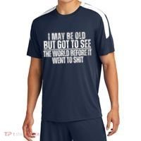 I May Be Old But I Got To See The World Before It Funny Sport-Tek Competitor United Soccer Jersey thumb 0