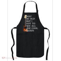 I May Be Old But I Got To See All The Cool Bands Apron thumb 0
