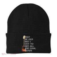 I May Be Old But I Got To See All The Cool Bands Beanie thumb 0