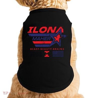 Ilona Maher Beast Beauty Brains 1996 Flag Doggie Tank