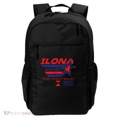Ilona Maher Beast Beauty Brains 1996 Flag Backpack