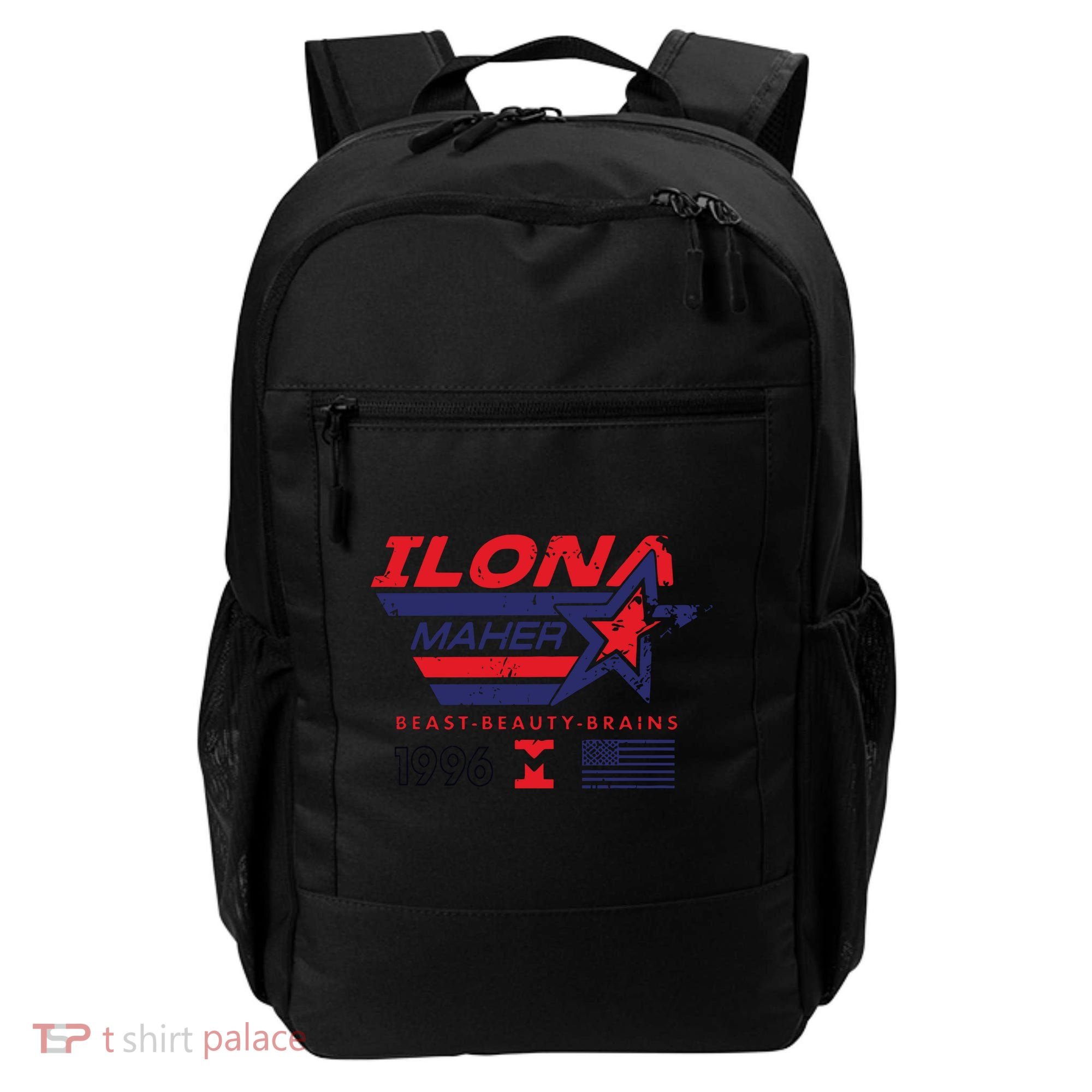 Ilona Maher Beast Beauty Brains 1996 Flag Backpack