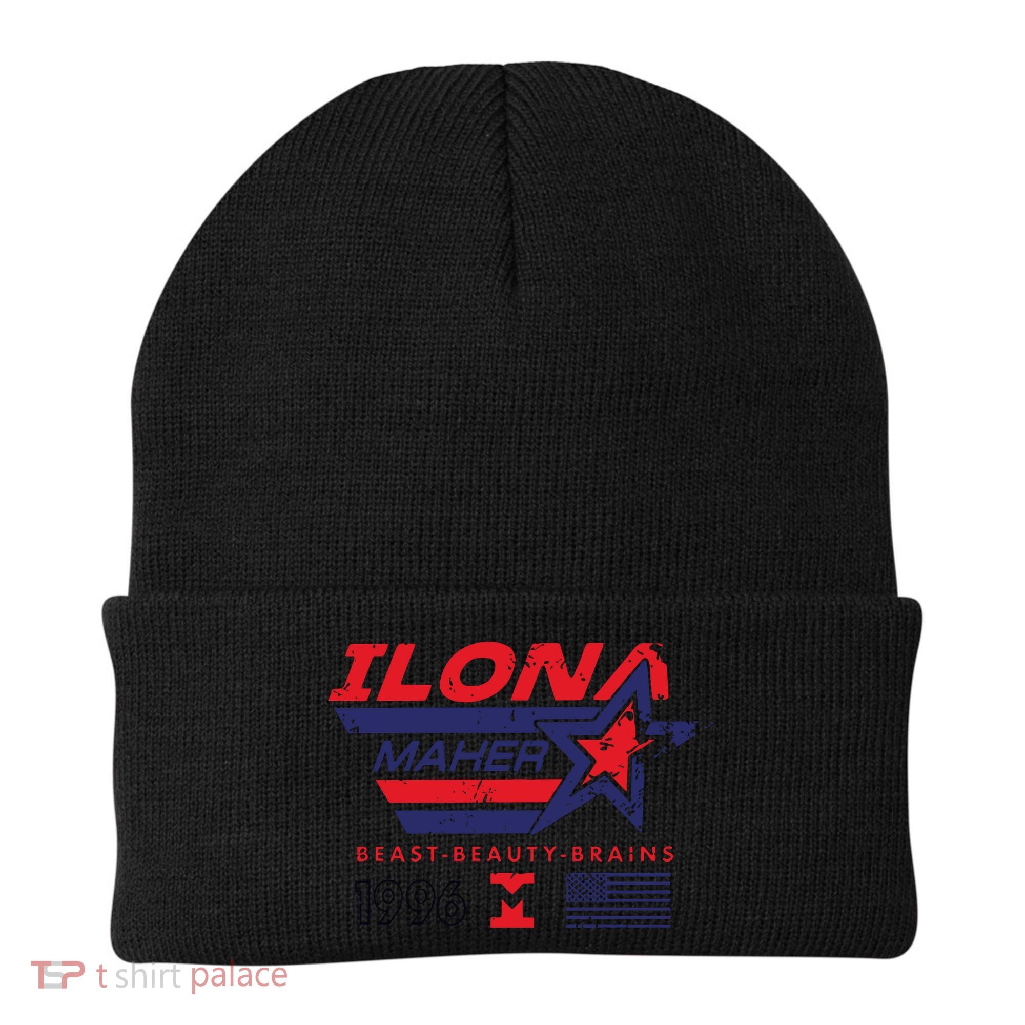 Ilona Maher Beast Beauty Brains 1996 Flag Beanie
