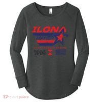 Ilona Maher Beast Beauty Brains 1996 Flag Women's Perfect Tri Tunic Long Sleeve Shirt thumb 0