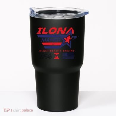 Ilona Maher Beast Beauty Brains 1996 Flag Tumbler