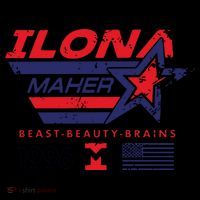 Ilona Maher Beast Beauty Brains 1996 Flag Mousepad thumb 1