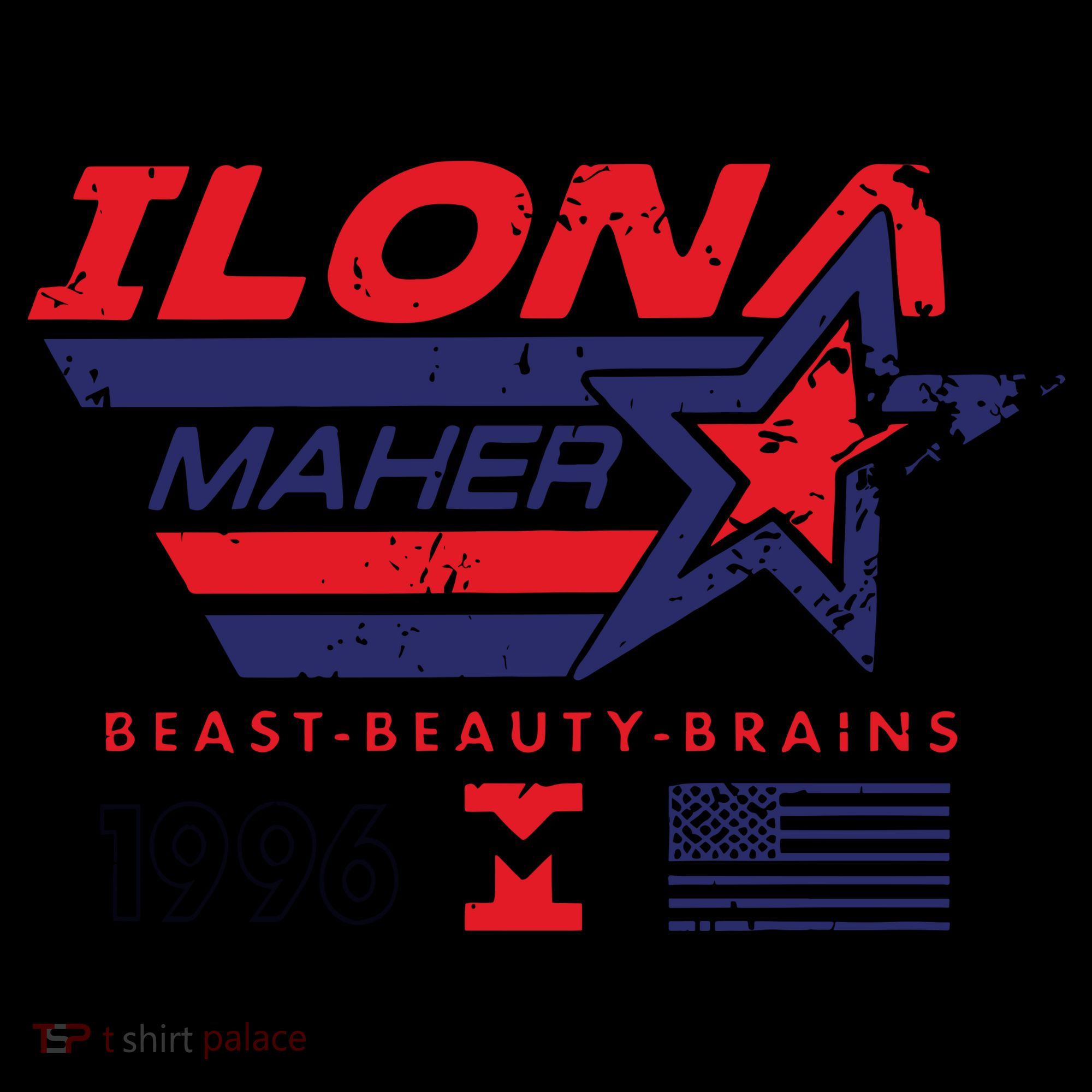 Ilona Maher Beast Beauty Brains 1996 Flag Mousepad