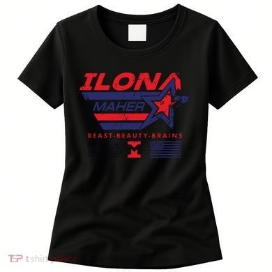 Ilona Maher Beast Beauty Brains 1996 Flag Women's T-Shirt