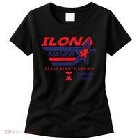 Ilona Maher Beast Beauty Brains 1996 Flag Women's T-Shirt thumb 0