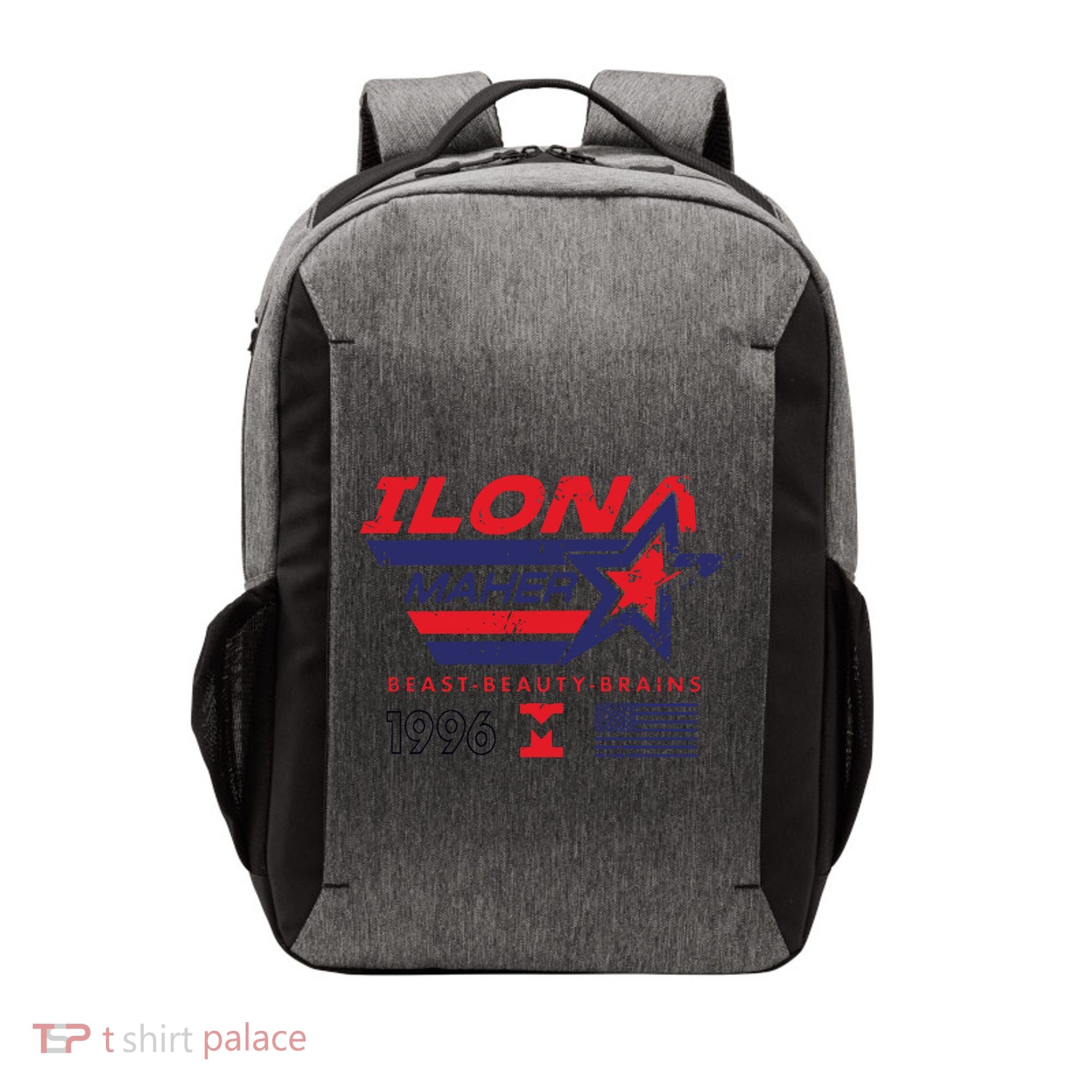 Ilona Maher Beast Beauty Brains 1996 Flag Vector Backpack