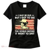 I May Be Old But I Got To See The World Before It Went To Women's T-Shirt thumb 0