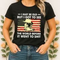 I May Be Old But I Got To See The World Before It Went To Women's T-Shirt thumb 2