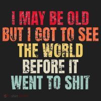 I May Be Old But I Got To See The World Before It Went To Golf Towel thumb 3