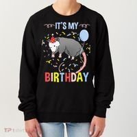 Its My Birthday Opossum Women's Sweatshirt thumb 0