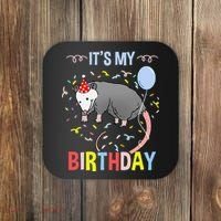 Its My Birthday Opossum Coaster thumb 0