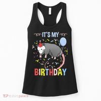 Its My Birthday Opossum Women's Tank Top thumb 0