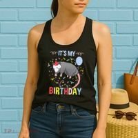 Its My Birthday Opossum Women's Tank Top thumb 2